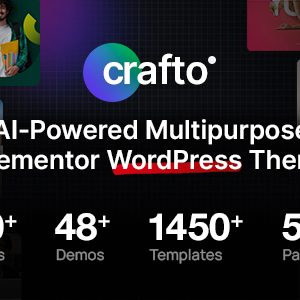 Crafto - AI-Powered Multipurpose WordPress Theme